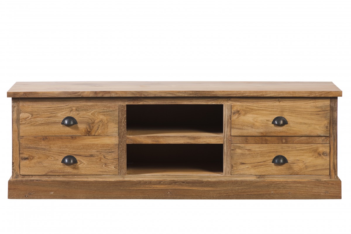 Meuble Tv Ikea Ancien : Le Salon > Meuble Tv > Meuble Tv 170 Cm En Teck Massif Ancien Avec 2 Meuble Tv Ikea Ancien : Le Salon > Meuble Tv > Meuble Tv 170 Cm En Teck Massif Ancien Avec 2