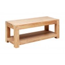 Table basse rectangulaire étroite 115 cm x 45 cm en teck massif, Exquise