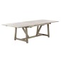 Table de jardin en teck avec rallonge 200-280 cm