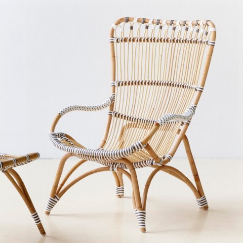 Fauteuil de jardin en rotin naturel Fauteuil de jardin en rotin naturel
