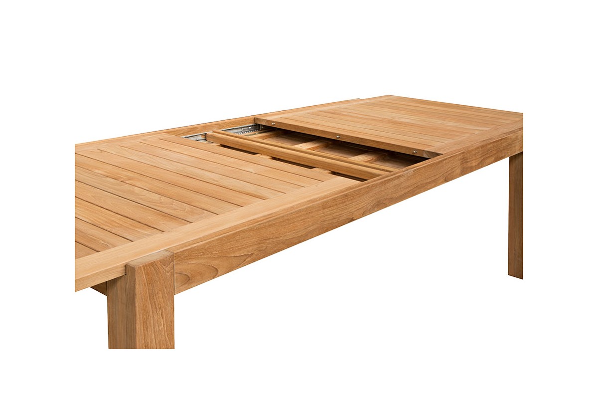 Table De Jardin Bois Avec Rallonge - Ma Maison Est Mon Palais