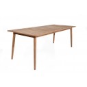 Table en teck massif ancien 220 cm, Montréal