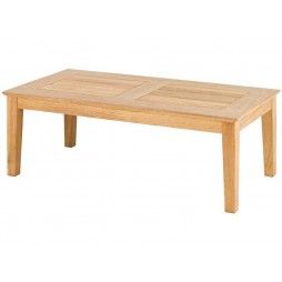 Table basse en bois pour salon de jardin 120 cm, haut de gamme