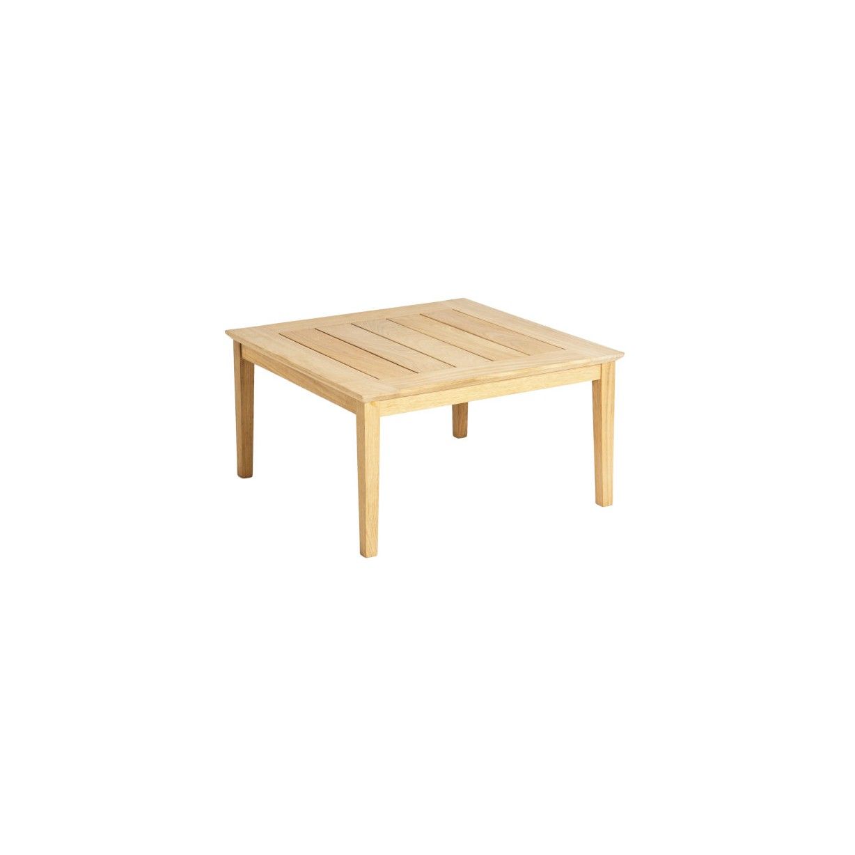 Table basse carrée en bois pour salon de jardin, haut de gamme