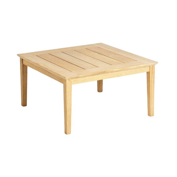 Table basse carrée en bois pour salon de jardin, haut de gamme
