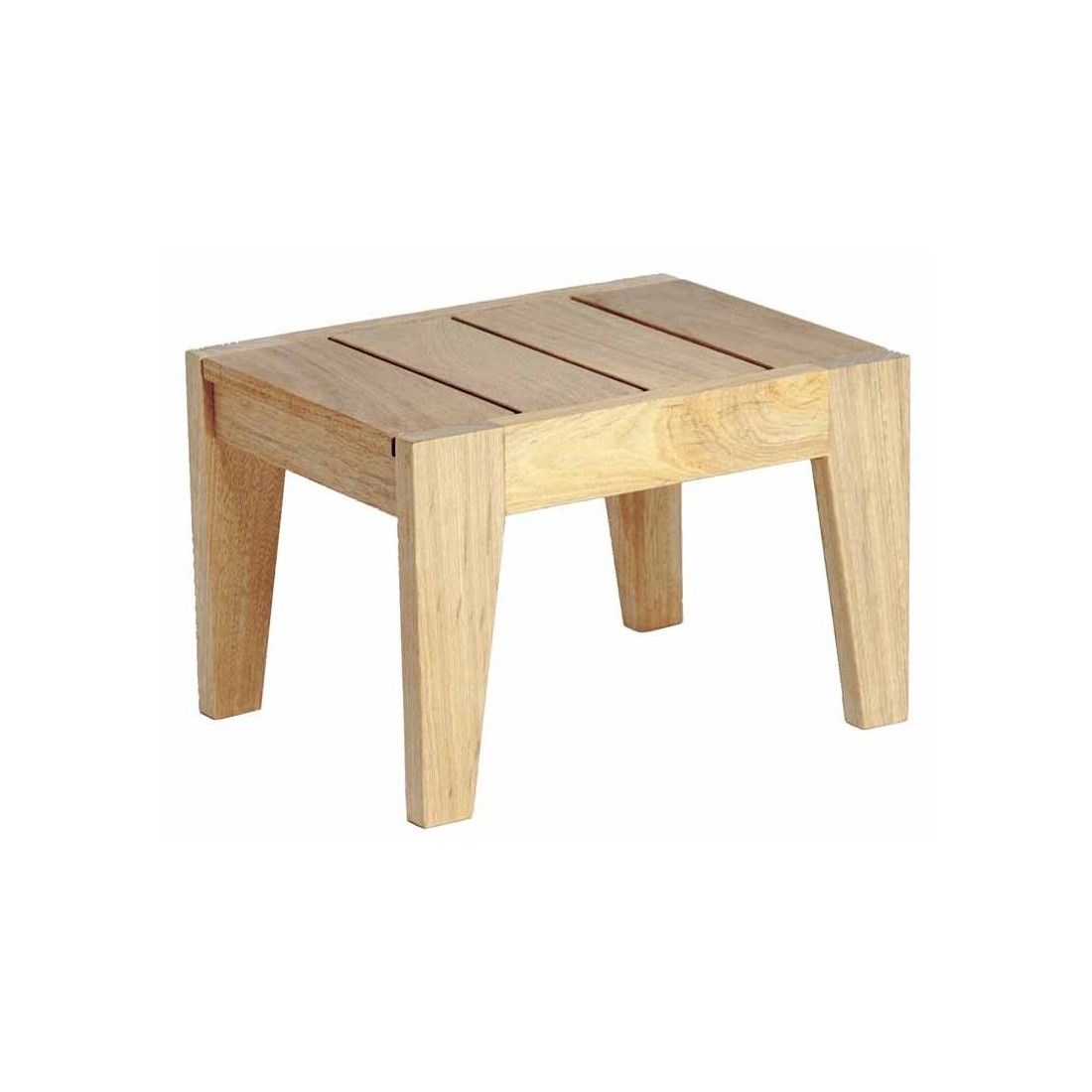 Petite table basse en bois pour bain de soleil, haut de gamme