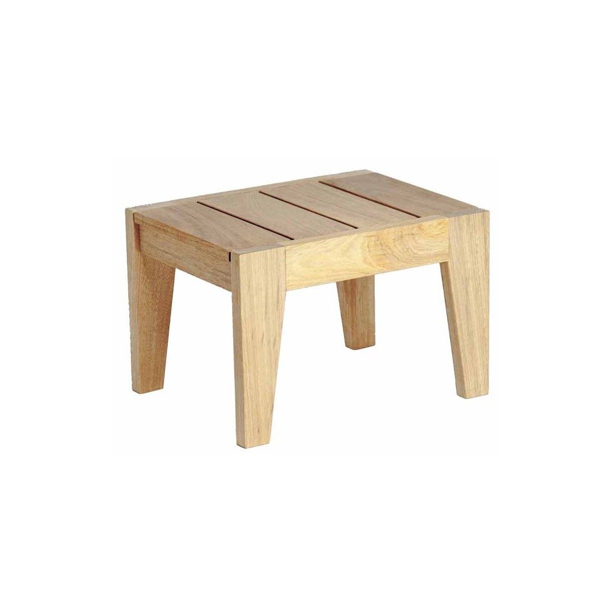 Petite table basse en bois pour bain de soleil, haut de gamme