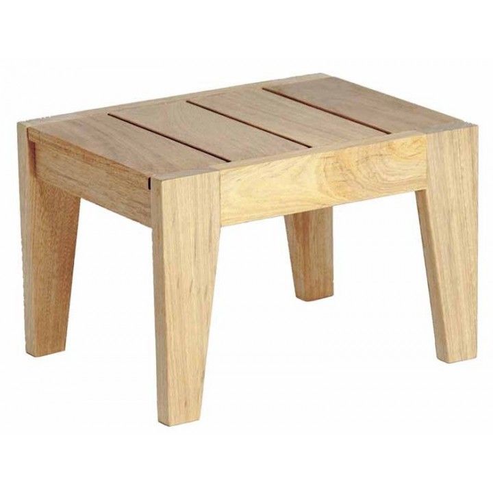 Petite table basse en bois pour bain de soleil, haut de gamme