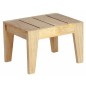 Petite table basse en bois pour bain de soleil, haut de gamme Petite table basse en bois pour bain de soleil, haut de gamme