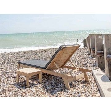 Petite table basse en bois pour bain de soleil, haut de gamme