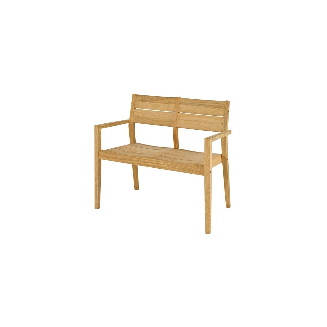 Banc en bois massif 110 cm, haut de gamme