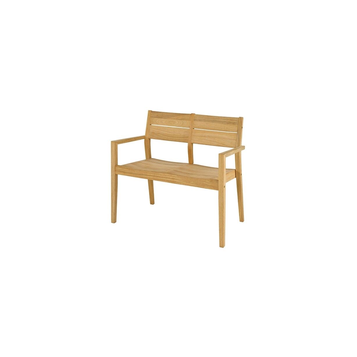 Banc en bois massif 110 cm, haut de gamme