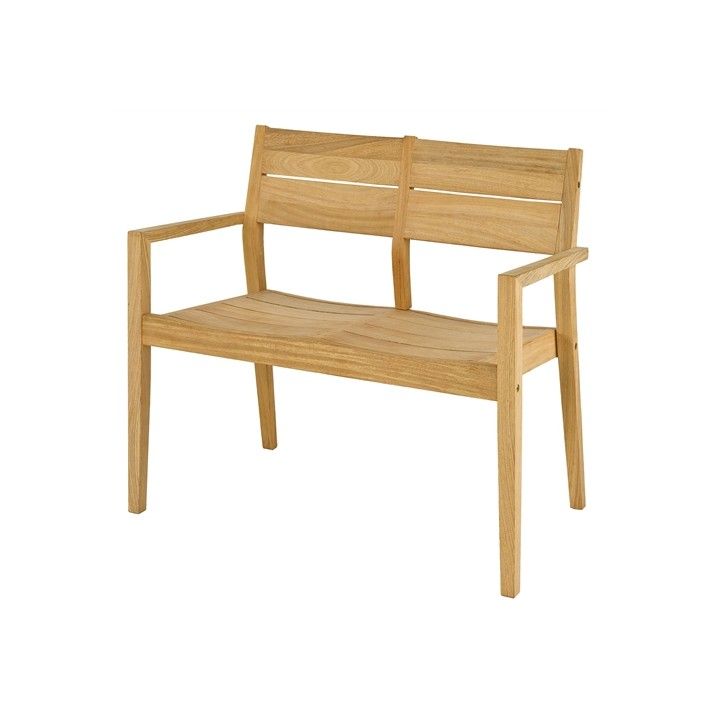 Banc en bois massif 110 cm, haut de gamme