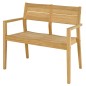 Banc en bois massif 110 cm, haut de gamme