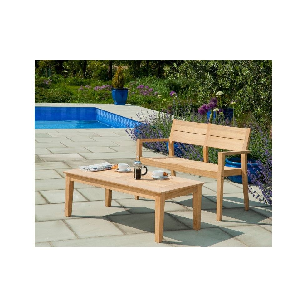 Banc en bois massif 110 cm, haut de gamme Banc en bois massif 110 cm, haut de gamme