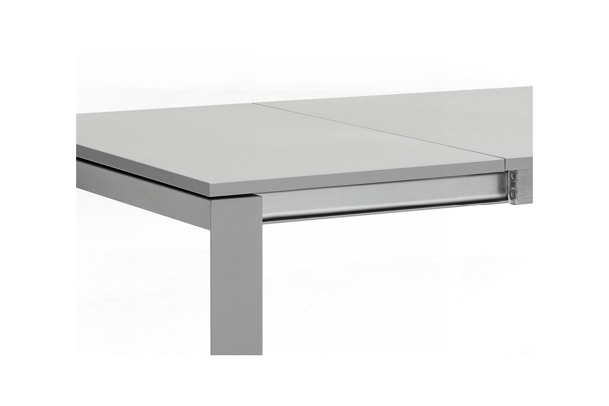 table de jardin avec rallonge table de jardin en alu gris avec rallonge 200 260 cm cann la galerie du teck table de jardin avec rallonge table de jardin en alu gris avec rallonge 200 260 cm cann la galerie du teck