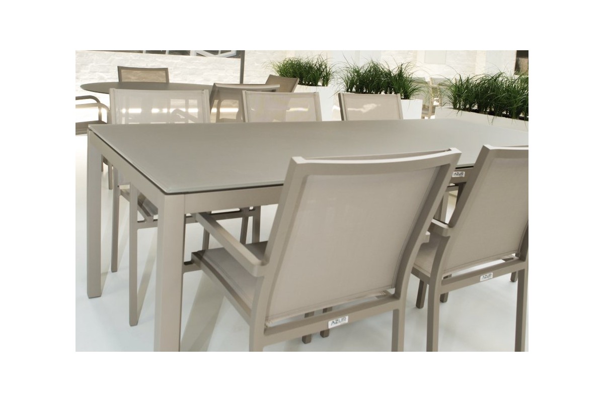 Table exterieur design salon de jardin encastrable | Maison boncolac Table exterieur design salon de jardin encastrable | Maison boncolac