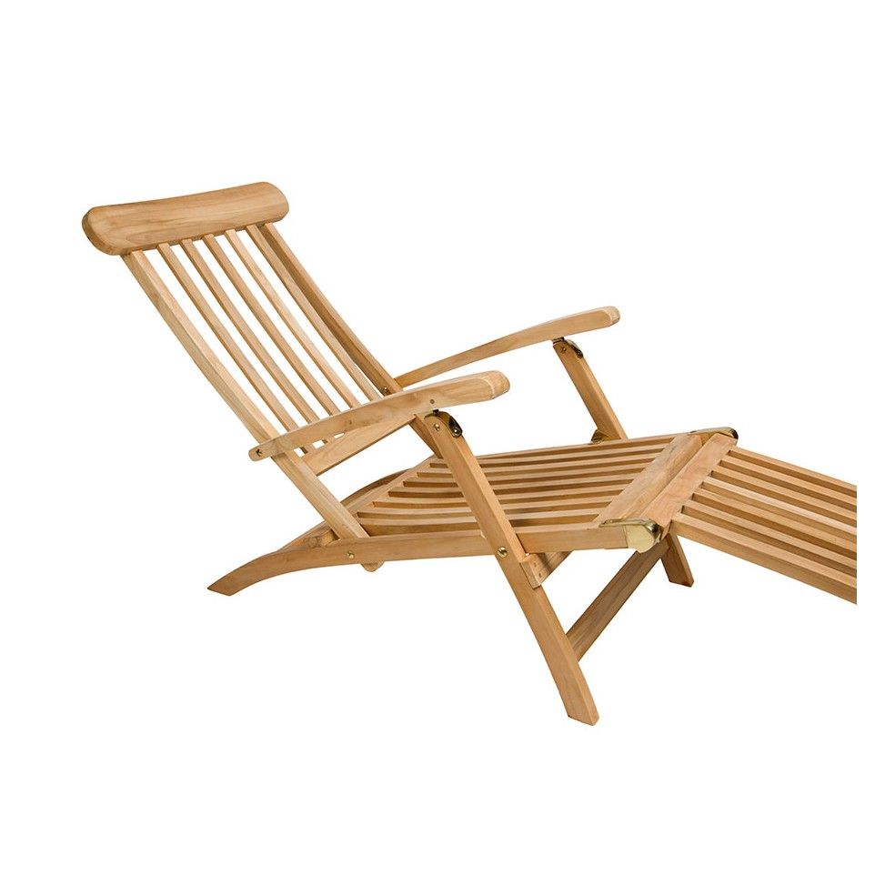 Steamer pliant teck massif Steamer pliant teck massif