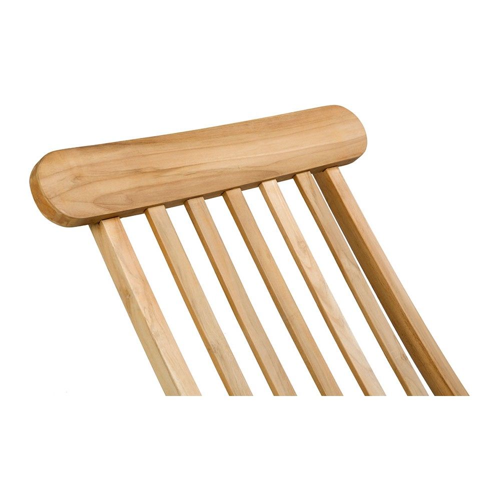 Steamer pliant teck massif Steamer pliant teck massif