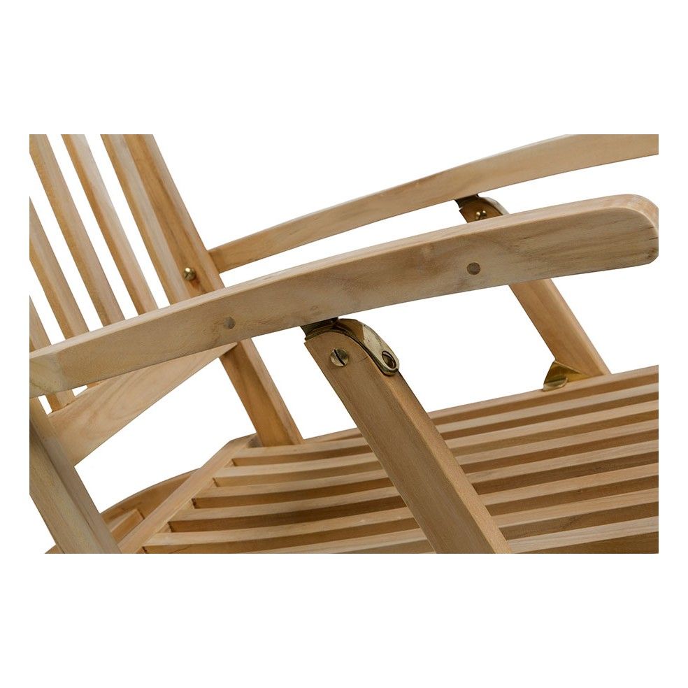 Steamer pliant teck massif Steamer pliant teck massif