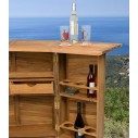 Bar en teck massif pour le jardin