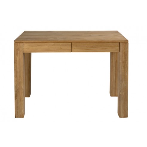 Console en teck massif 100 cm avec 2 tiroirs, Exquise Console en teck massif 100 cm avec 2 tiroirs, Exquise