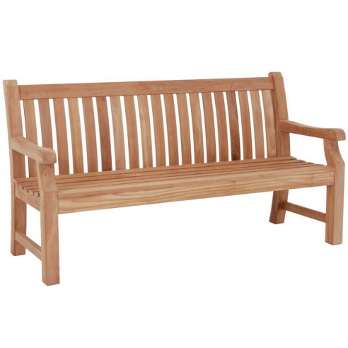 Banc en teck 180 ou 240 cm avec dossier, Mexico Banc en teck 180 ou 240 cm avec dossier, Mexico