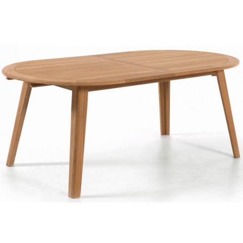 Table ovale en teck massif, 200 cm, York Table ovale en teck massif, 200 cm, York