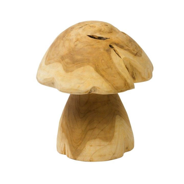 Champignon en teck