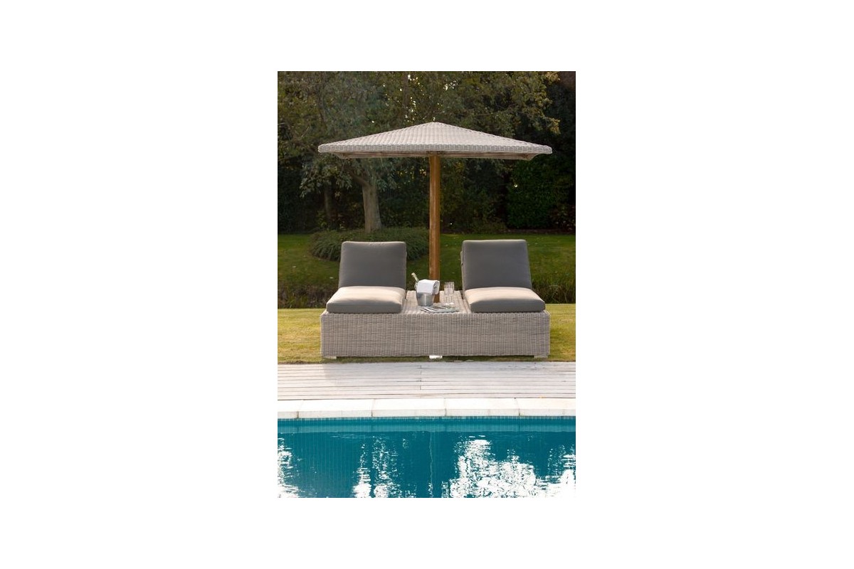 Avec Double Parasol Soleil Bain De VSUzMqp
