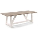 Table en teck massif et alu 220 cm, Cassano