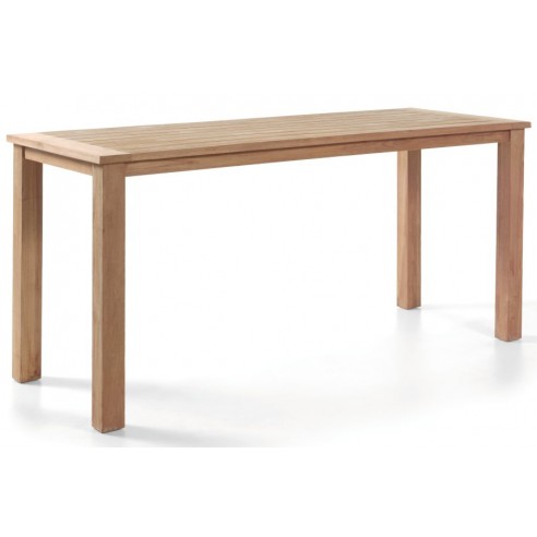 Table haute en teck massif recyclé 210 cm Table haute en teck massif recyclé 210 cm