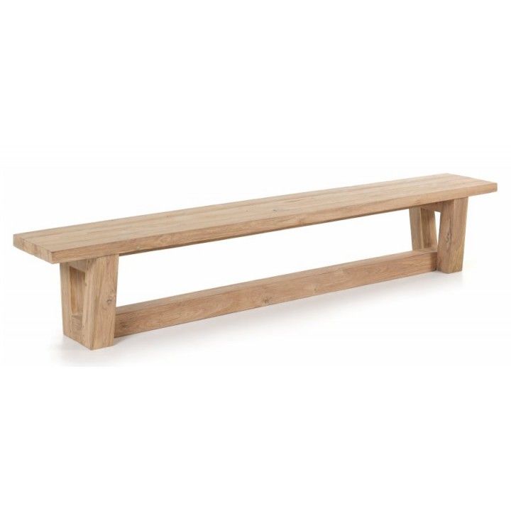 Banc en vieux teck massif 250 cm, Dundee