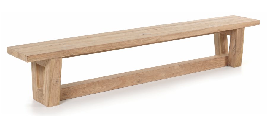 Banc En Vieux Teck Massif 250 Cm Dundee
