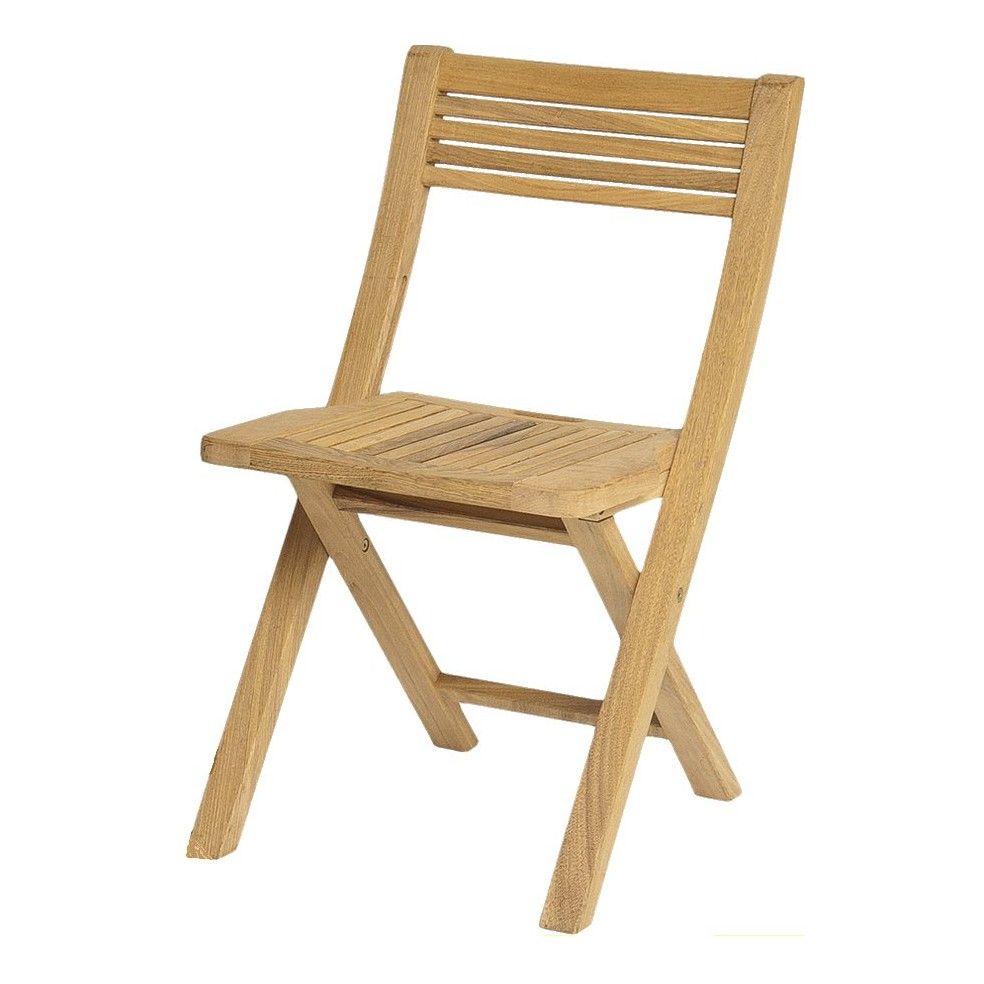 Chaise de jardin pliante en bois de roble, robuste Chaise de jardin pliante en bois de roble, robuste