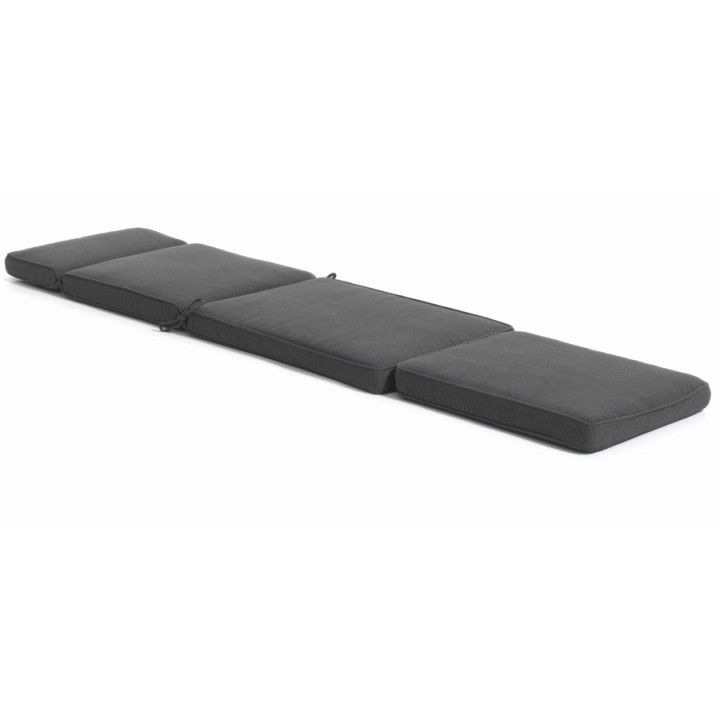 Coussin de chaise longue type steamer, déhoussable