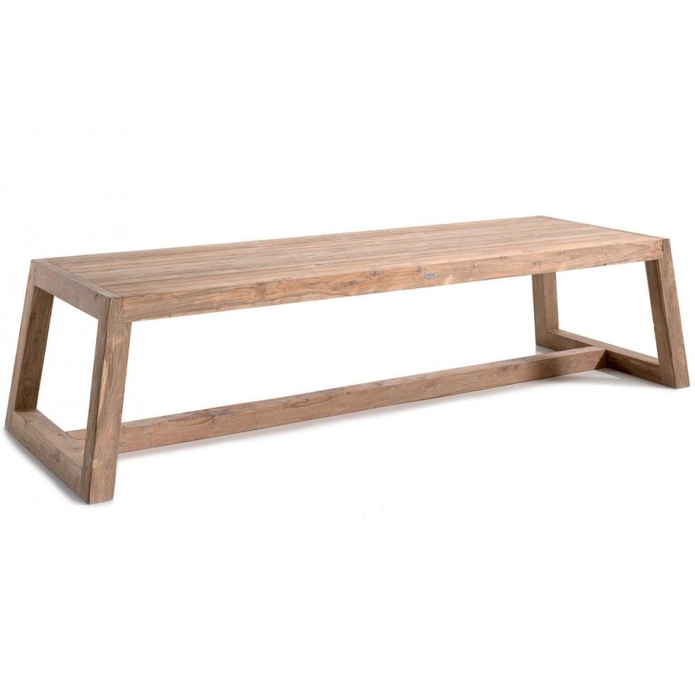 Grande table en teck recyclé Hermosa 300 cm Grande table en teck recyclé Hermosa 300 cm