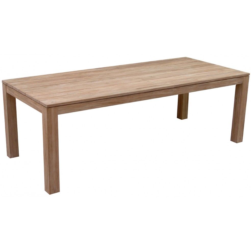 Table en teck massif 220 cm, Altea Table en teck massif 220 cm, Altea