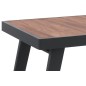 Table en teck massif 220 cm avec piètement en alu, Corso Table en teck massif 220 cm avec piètement en alu, Corso