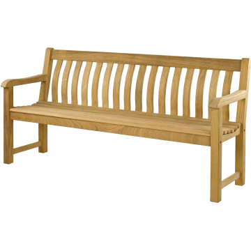 Banc de jardin en roble, 183 cm, George
