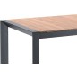 Table en teck massif et alu 202 cm, Braga Table en teck massif et alu 202 cm, Braga