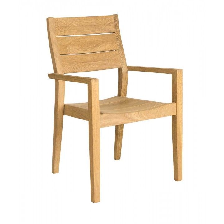 Fauteuil de table en bois de roble