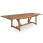 Table de jardin en teck avec rallonge 200-280 cm