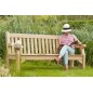 Banc de jardin en roble, 244 cm, Royal Park