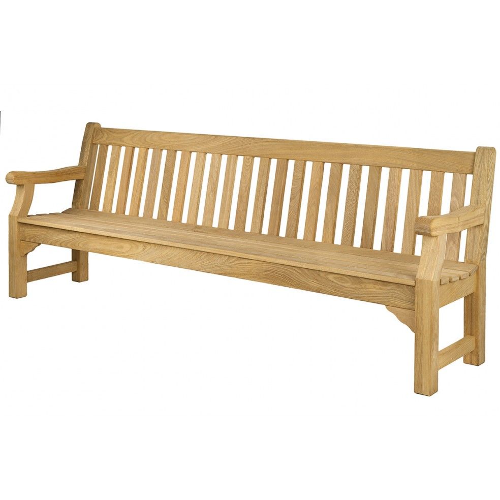 Banc de jardin en roble, 244 cm, Royal Park Banc de jardin en roble, 244 cm, Royal Park