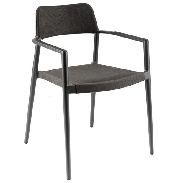 Fauteuil de jardin rembourré avec mousse sèche rapide