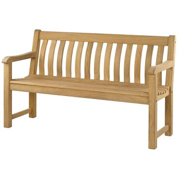 Banc de jardin en roble, 150 cm, George