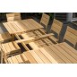 Table de jardin en roble avec rallonge 200/288 cm, haut de gamme Table de jardin en roble avec rallonge 200/288 cm, haut de gamme