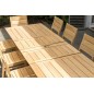 Table de jardin en roble avec rallonge 200/288 cm, haut de gamme Table de jardin en roble avec rallonge 200/288 cm, haut de gamme