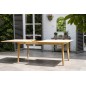 Table de jardin en roble avec rallonge 200/288 cm, haut de gamme Table de jardin en roble avec rallonge 200/288 cm, haut de gamme
